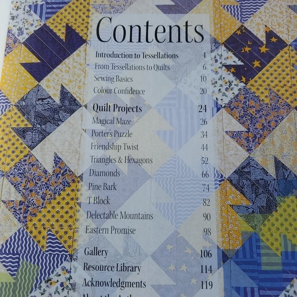 Tessellations Quilts Christine Porter Crazy‎ Quilting Barbara Randalls Lot 6
